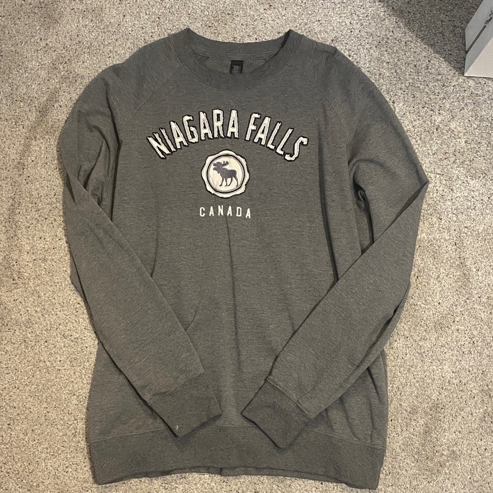 Gray Niagara Falls Sweatshirt
